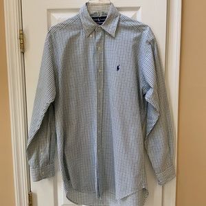 US Mens Long Sleeve Button Down Shirt
